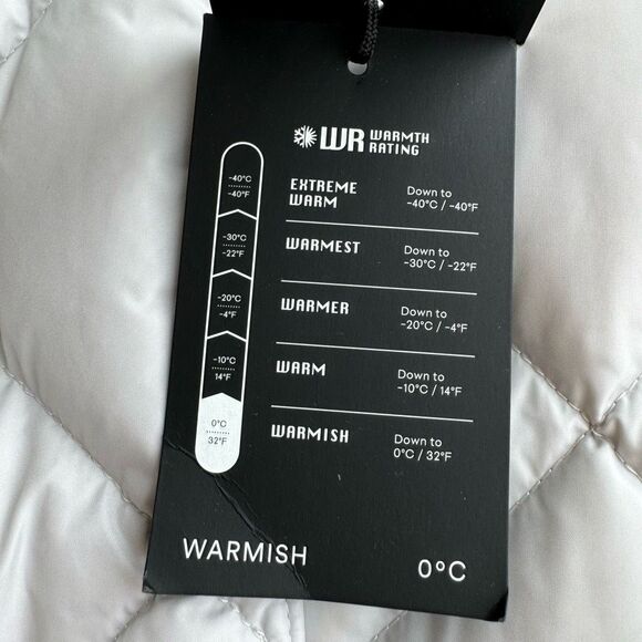 NWT Aritzia TNA Archive Quilted Premium Goose Down Gray Chrome Coat Size XS - Picture 4 of 12